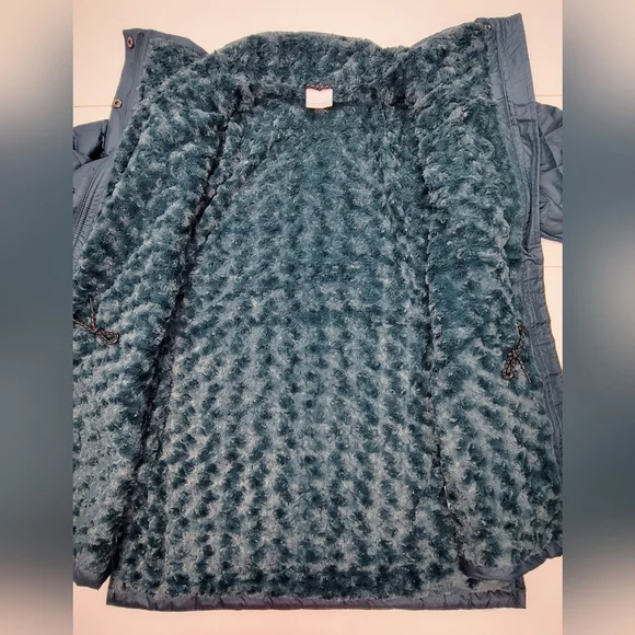 Columbia Copper Crest Novelty Quilted Puffer Insulated Jacket Women L Green New - Picture 6 of 10